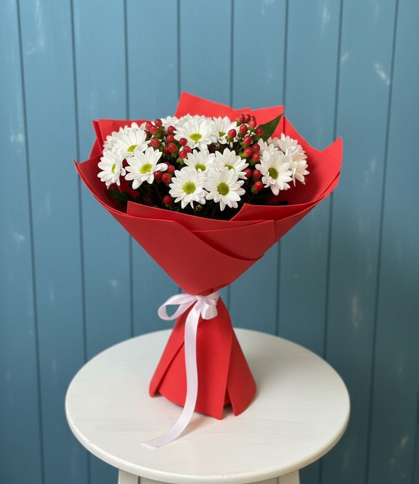 Букет цветов из: Хризантемы в Шаумянском