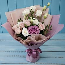 Букет цветов из:  Розы и Лизиантусы #REPLACE_PRED# Шаумянском