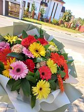 Букет цветов из:  Герберы #REPLACE_PRED# Шаумянском